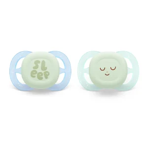 Philips Avent 2 Chupetes UltraStart Nocturno 0-2m niño